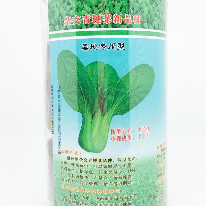 九伏青青梗菜青菜种籽耐热耐湿夏季上海青鸡毛菜直立青梗种子孑