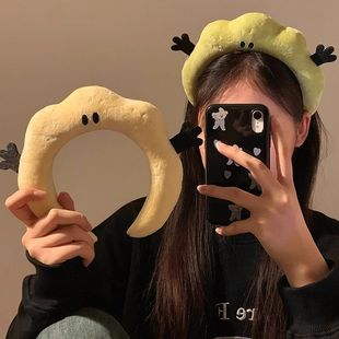 可爱搞怪毛绒发箍女款秋冬头箍发卡洗脸敷面膜洗漱专用束发带头饰