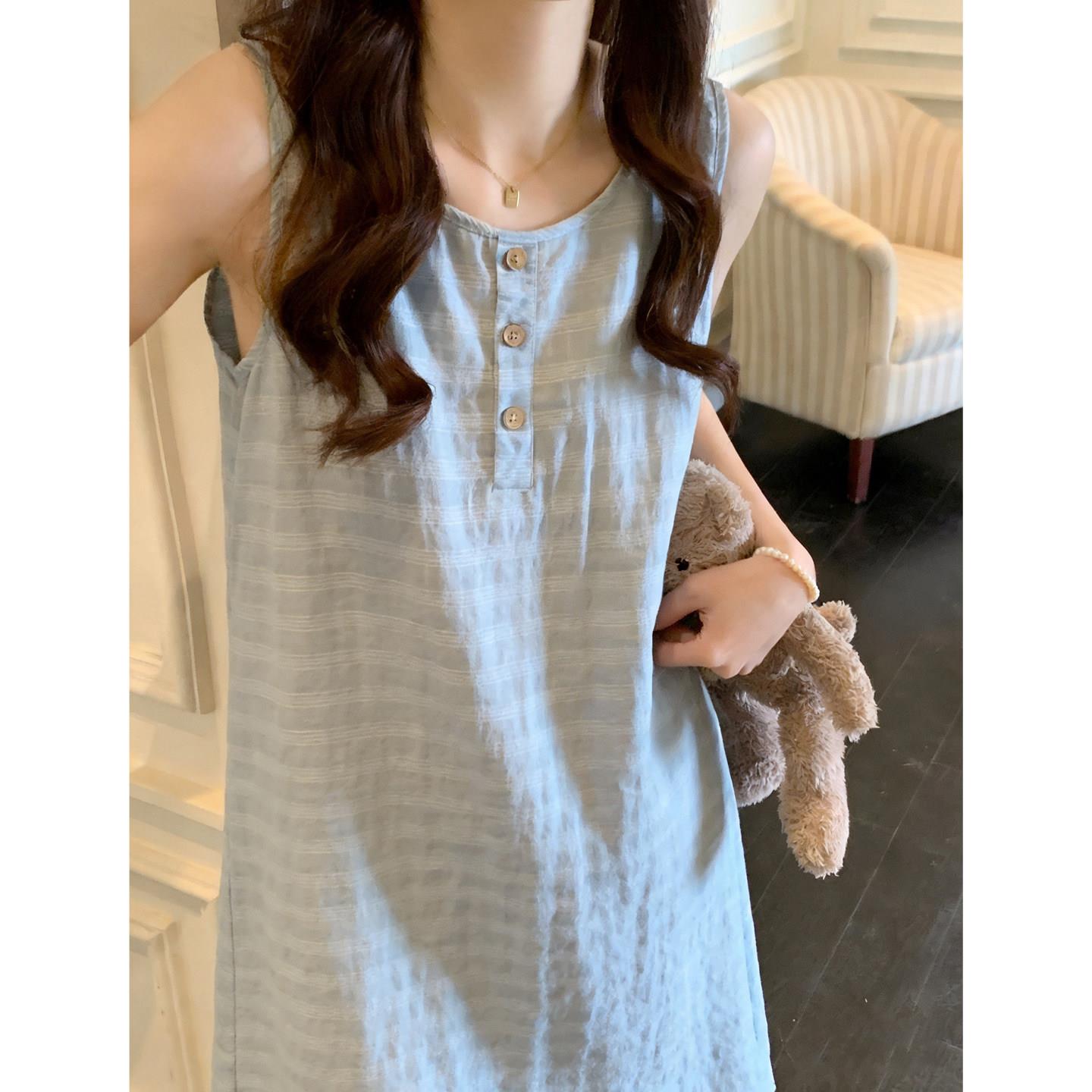 睡裙女款夏季无袖背心202