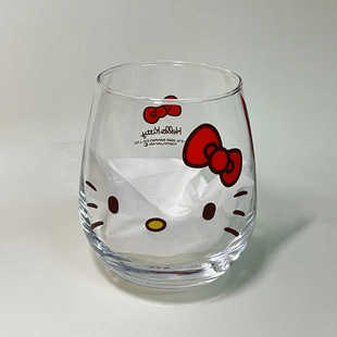 hellokitty杯子喝水玻璃杯女高颜值家用耐高温透明牛奶杯2025新款