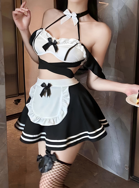 制服情调禁欲系女纯欲qq内衣角色扮演女仆趣味套装性感约会战袍