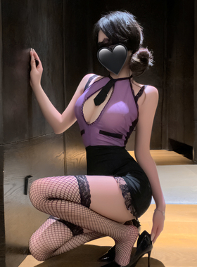 性感纯欲睡衣女士高级感包臀裙外穿情调秘书制服风情万种蕾丝睡裙