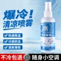 When You Place an Order, You Will Receive a Bottle of Cooling Spray, Which Will Cool You down as Soon as You Spray It