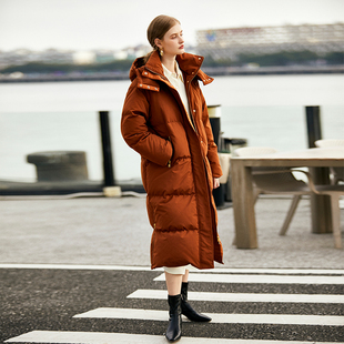 Carolingian意大利设计师N货 厚羽绒服女 重工双倍充90绒长款