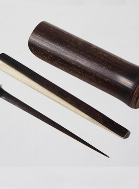 厂家紫竹三件套天然竹制茶道六君子配件竹茶勺竹工艺品手工