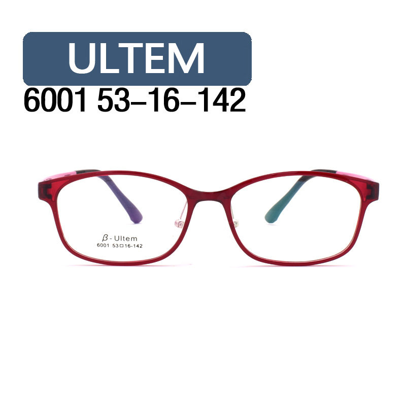 ULTEM带鼻托垫塑钢眼镜框pei全框眼镜架长期款光学架超轻男女款