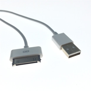 3s手机充电数据线ipad 适用于iphone4 ipod连接线30pin转USB