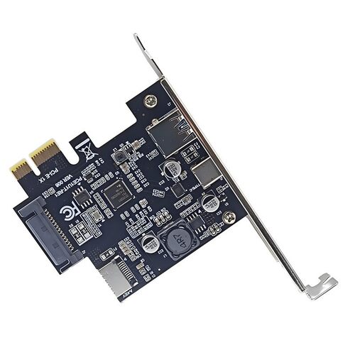 USB3.2 GEN1扩展卡5Gbps转接USB+TYPE-C+TYPE-E前置D720201主控