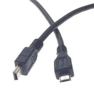 T型口V3转V8线mini5p转micro 5p数据线MicroUSB转Mini USB转接线