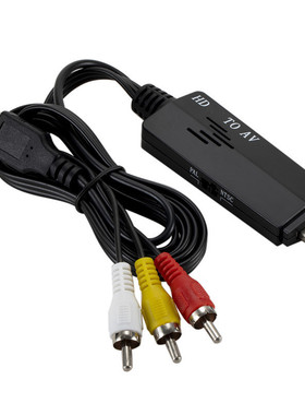 厂家供应HDMI2AV HDMI转AV RCA高清转换器HDMI TO AV 1080P转换线