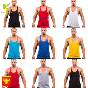 Bodybuilding Jogger Gym Singlet Vest Sleeveless Cotton
