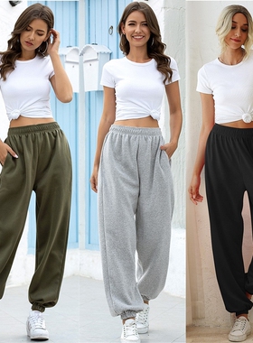 Casual sweatpants Loose home pants 2022休闲裤 women trousers