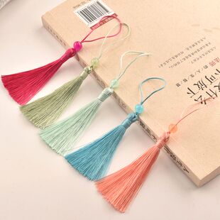 8cm串珠流苏穗子 DIY手工材料头饰书签U盘扇子扇坠挂件请柬小吊穗