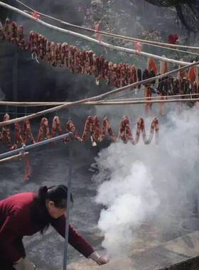腊味手工农家500g包邮无添加香肠