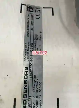 [议价]BD SENSORS压力传感器 LMP331，德国原