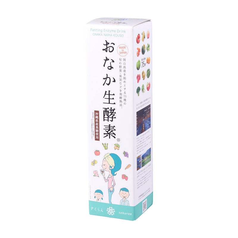 日本直邮ONAKA生酵素 腹部果蔬活性酵素饮 肠胃调理代餐酵素720ml