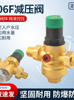 可调式降恒压水净化器d06f减压阀家用自来水调压阀外丝6分稳压阀