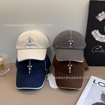 韩国网红明星同款日常穿搭棒球帽时尚简约遮阳帽舒适亲肤出行帽子