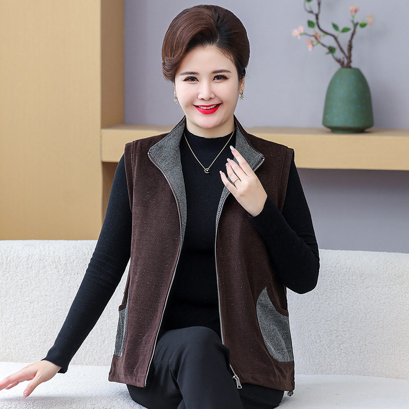 恒源祥时尚减龄马甲外套胖妈妈春秋装百搭大码显瘦外穿坎肩背心休,男装,常规马甲,淘宝优惠券,粉丝福利购,淘宝优惠卷