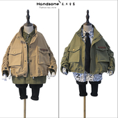 特价 啦芙莱童装 儿童工装 清仓 外套春秋男女童短款 韩范风衣1633