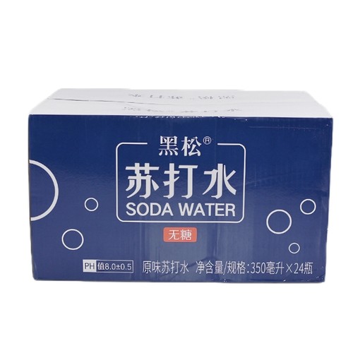 黑松黑松苏打水无糖无气甜味原味0脂345毫升24瓶整箱包邮 原味