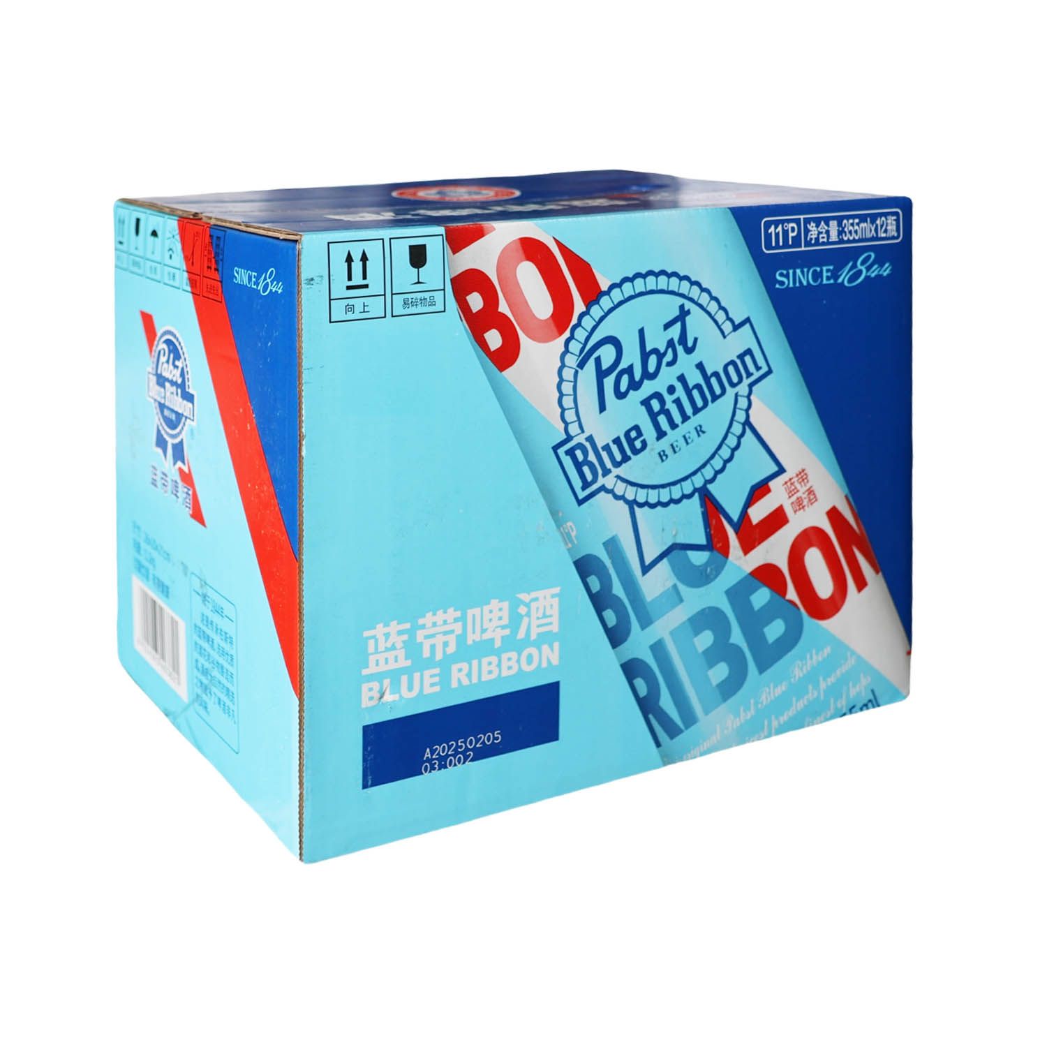 蓝带啤酒精酿经典355ml*12铝瓶新品国产包邮