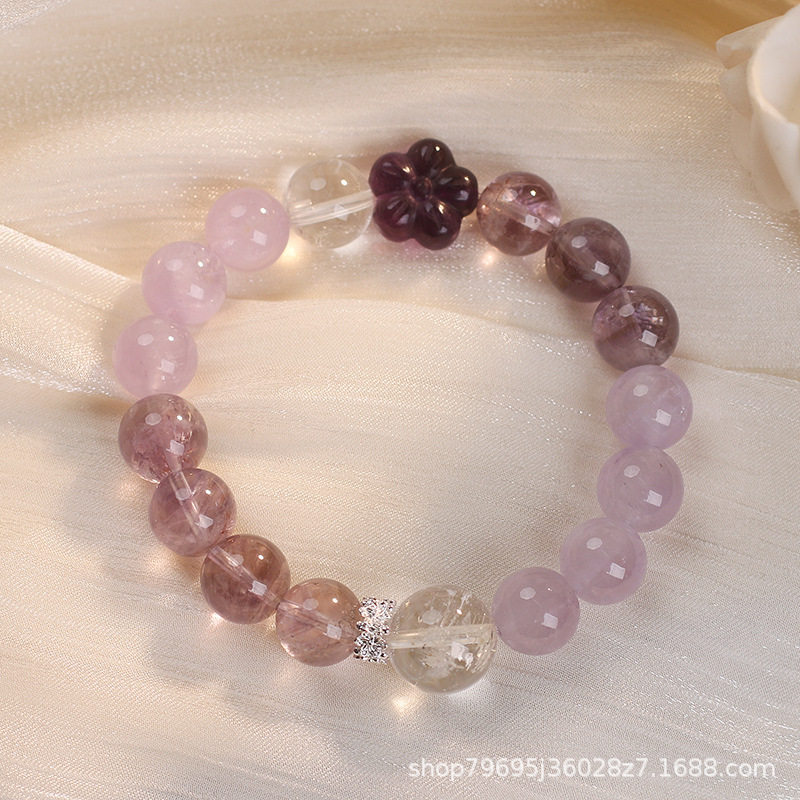 香港潮牌桃花手链水晶粉晶手串设计天然水晶手链情人节礼物招桃花,饰品/流行首饰/时尚饰品新,手饰/手串,淘宝优惠券,粉丝福利购,淘宝优惠卷