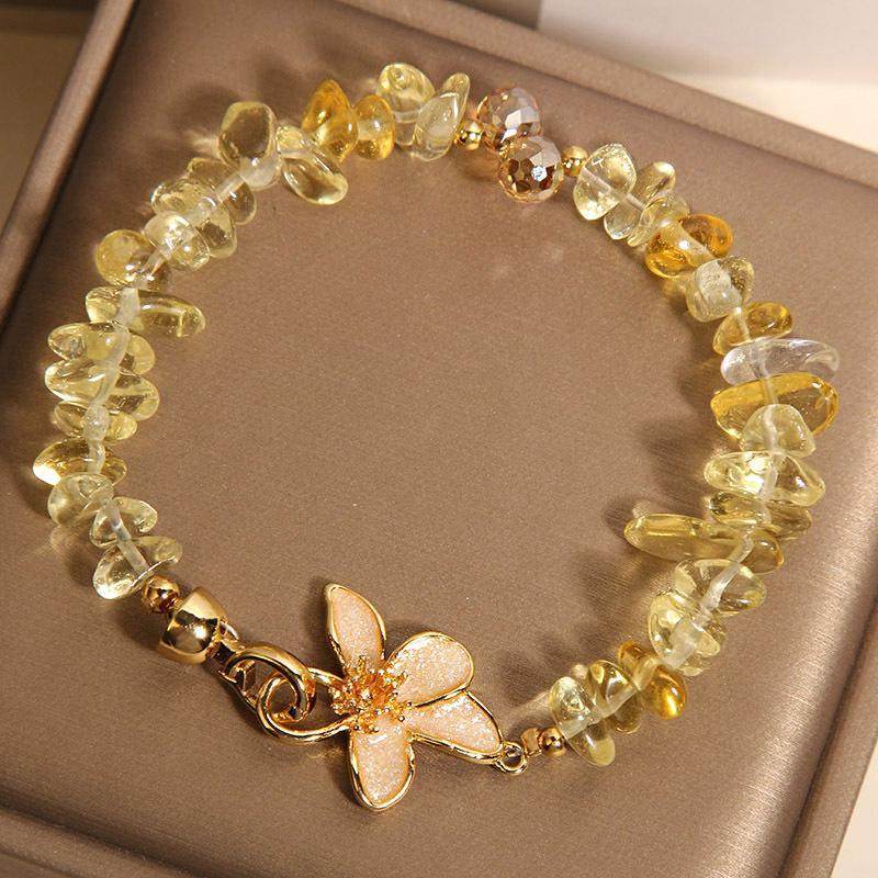 香港潮牌新中式天然黄水晶碎石手链女款轻奢小众高级感气质百搭藤,饰品/流行首饰/时尚饰品新,手饰/手串,淘宝优惠券,粉丝福利购,淘宝优惠卷