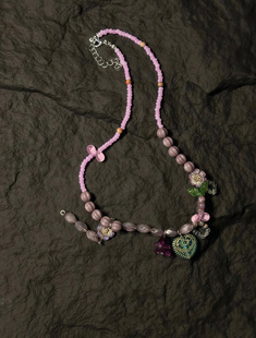 love with 项链 Flower Vintage古著