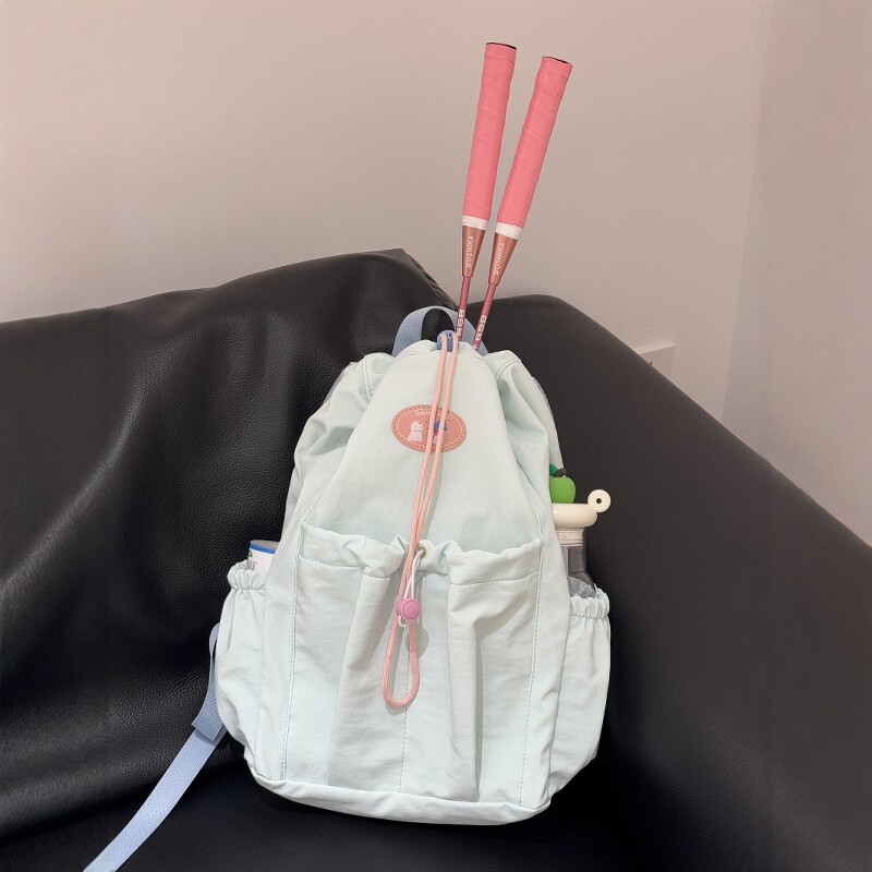 羽毛球包大容量户外包轻便羽毛球网球拍收纳双肩背包高颜值男女生