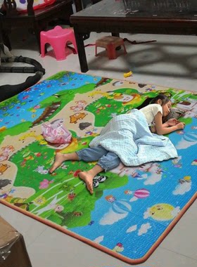 塑料泡沫海绵床垫午睡榻榻米地垫家用夏季打地铺神器睡垫防潮折叠