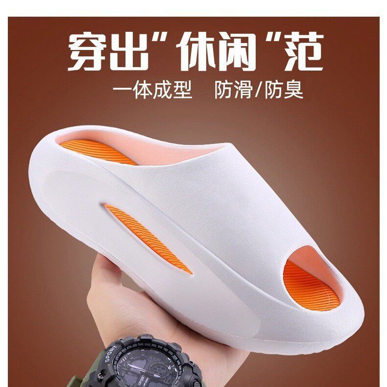 运动拖鞋男士夏季2026新款室内居家外穿厚底防臭防滑户外凉拖男款