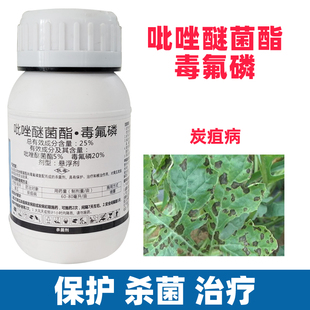 独润吡唑醚菌酯毒氟磷农药杀菌剂农用大全黄瓜炭疽病西瓜蔬菜黑斑