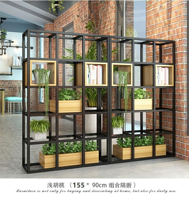Màn hình sắt phân vùng stprint Đơn giản hiện đại kim loại hiển thị phòng khách nhà ăn phòng ăn sàn Bắc Âu - Nội thất văn phòng tủ gỗ văn phòng