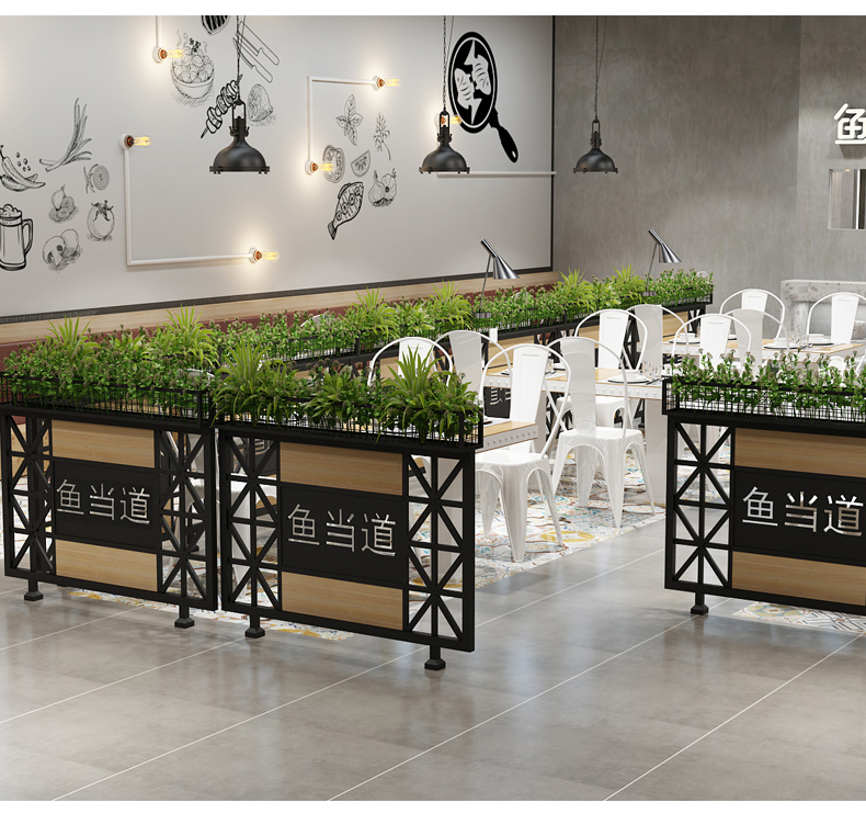 Craft gió rèn màn hình sắt vách ngăn trang trí hiện đại rỗng văn phòng công nghiệp gió nội thất nhà hàng sáng tạo Bắc Âu - Nội thất văn phòng tủ hồ sơ giá rẻ