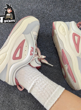 FILA斐乐MIX2云朵棉花糖女子增高低帮运动休闲板鞋F12W442205FGG