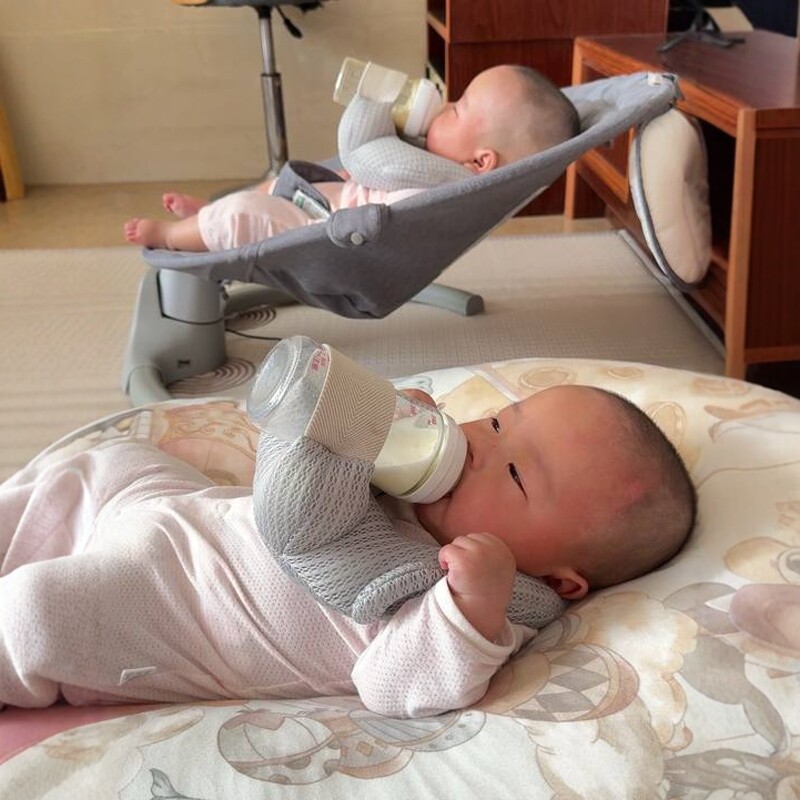 哺乳枕喂奶解放双手神器多功能婴儿奶瓶固定支架喝奶垫懒人喂奶枕