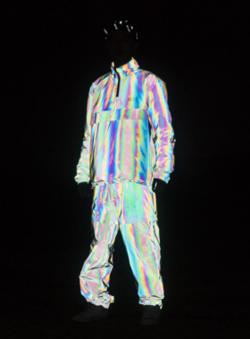 清仓特价不退换Kizzles Reflective Jacket五彩反光防风防水夹克