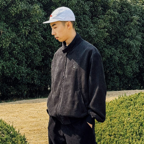 双面穿灯芯绒外套哈灵顿夹克