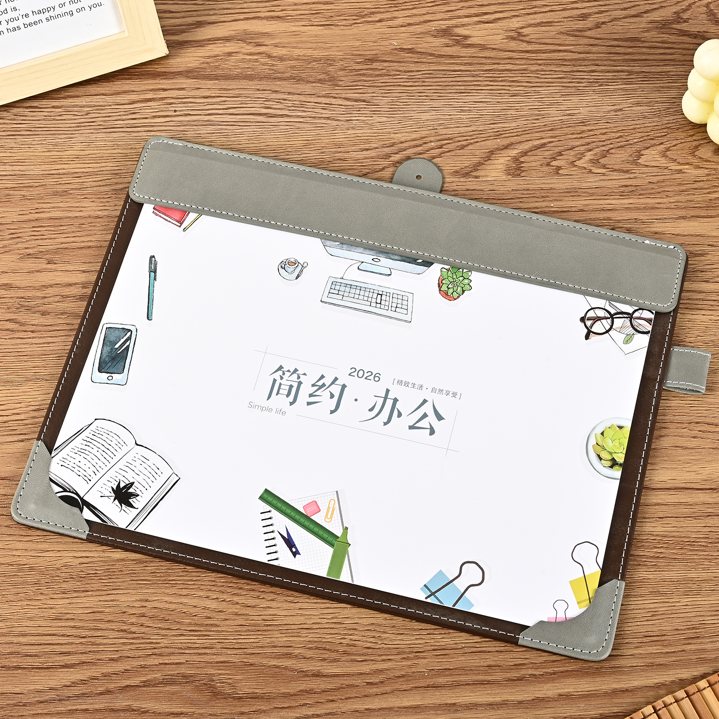 台历2026定制创意桌面鼠标垫商务