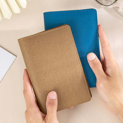 护照夹头层牛皮多功能保护套原创真皮卡套机票证件包出国通行证