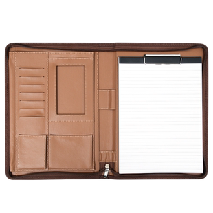 a4多功能活页本拉链包置业顾问经理夹保险售楼部4S店谈单夹皮质工具搭扣活页文件夹资料夹销售手册销售夹定制