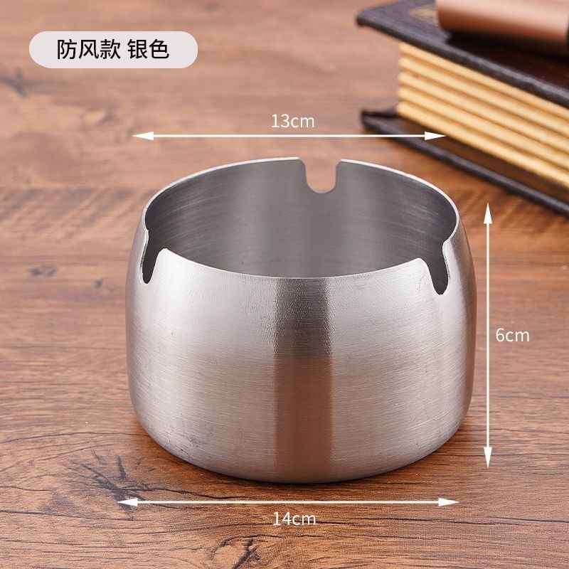 商用不锈钢烟灰缸咖啡厅办公室烟