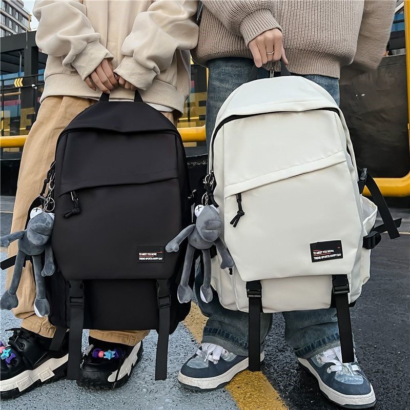 男款双肩包高颜值大容量轻便旅行登山背包女初中生高中大学生书包