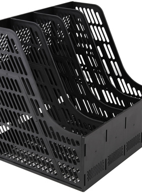 得力9848 文件架书立收纳盒文件框档案资料架文件座办公文具