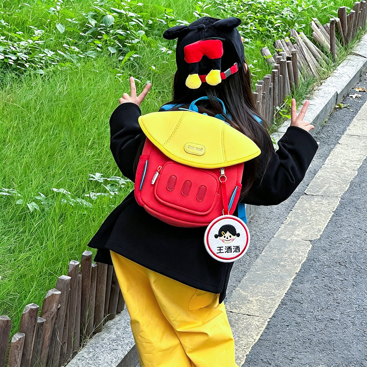 【入园好物】幼儿园姓名贴定制书包姓名牌挂件宝宝儿童刺绣名字牌