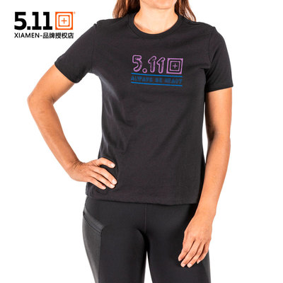 5.11短袖女款全棉T恤透气排汗
