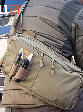 美国5.11 书写挂载套 511军迷快粘魔术贴工具笔插扩展板 56121