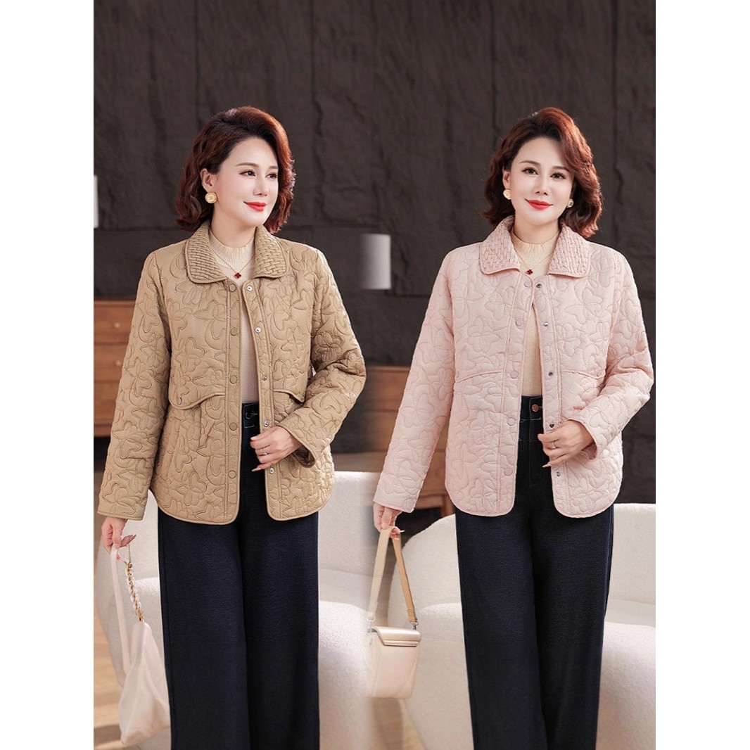 恒源祥妈妈冬装轻薄棉衣外套时尚中老年女秋冬小香风棉服上衣短款,女装/女士精品,棉衣/棉服,淘宝优惠券,粉丝福利购,淘宝优惠卷