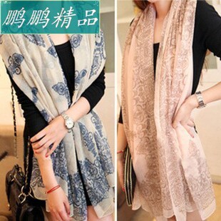 New Women Pretty Long Soft Chiffon Scarf Wrap Shawl Scarves
